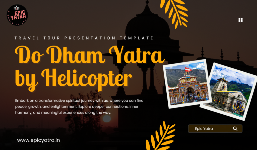 do dham yatra by helicopter