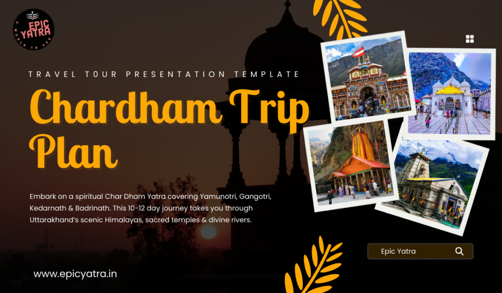 Chardham Trip Plan