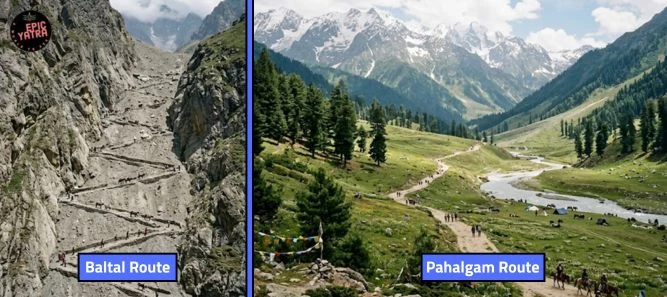 Baltal vs Pahalgam — Best Route for Amarnath Yatra 2027