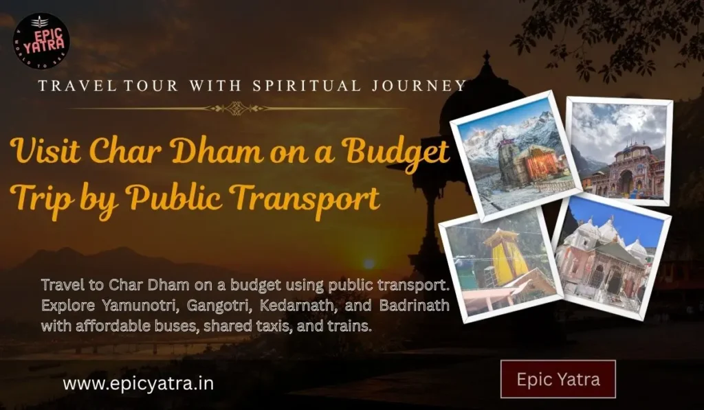 Chardham Yatra by Public Transport